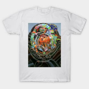 moebius organic paintings - Jean Giraud - moebius - voyage d'hermes T-Shirt